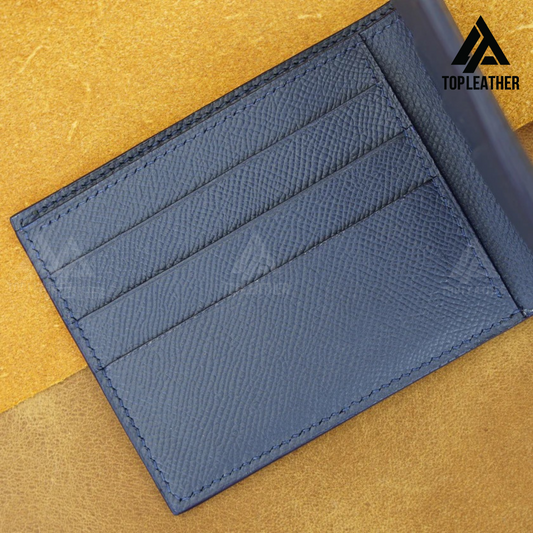 Ví da Epsom - Xanh Navy 