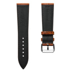 Louvain Croc Tote en Cuir Naturel - Bracelet de Montre Élégant Cognac
