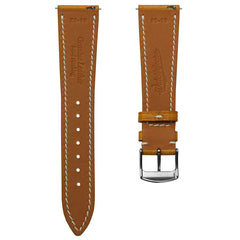 Dây đồng hồ – da thật – Vàng gold – thủ công