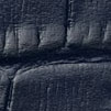 Arnem Handgefertigter Kalbsleder-Uhrenarmband mit Alligator-Design màu Navy Blau