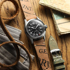 Dây đeo đồng hồ Newham Inverted Horween Shell Cordovan - Màu be Pháp