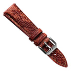 Bracelet en cuir rembourré Adassa - Caviar Ember Orange pour une élégance sophistiquée
