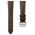 Dây đeo đồng hồ da cổ điển Brixham Special Buckle - Màu hạt dẻ cổ điển