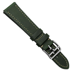Dây đeo đồng hồ da cổ điển Brixham Special Buckle - Màu xanh cổ điển