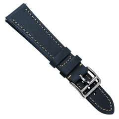 Dây đeo đồng hồ da cổ điển Brixham Special Buckle - Màu xanh cổ điển