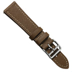 Dây đeo đồng hồ da cổ điển Brixham Special Buckle - Màu nâu Epsom