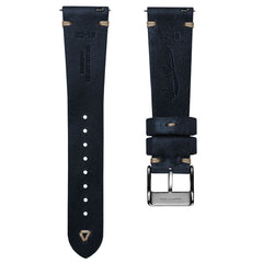 Dây đeo đồng hồ bằng da thủ công đơn giản của Ý - Màu xanh dương