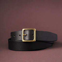 Thắt lưng da – Vàng gold