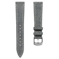 Dây đeo đồng hồ Arbour khâu tay bằng vải denim và da thật – Thiết kế màu xám thanh lịch