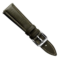 Sangle de Montre en Cuir Véritable Pailleté Tenby với Belle Patine Verte Classique