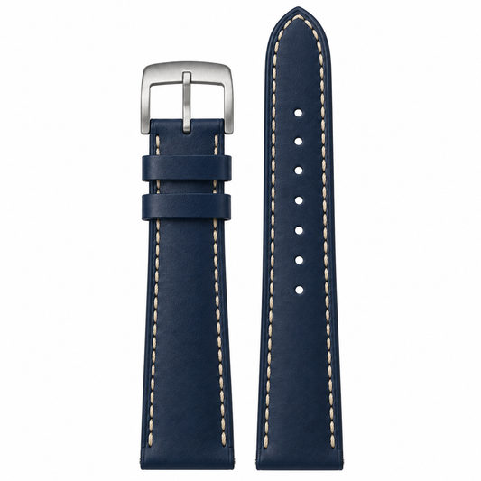 Flat Classic — Classic Navy / light contrast stitch — Studio Hero