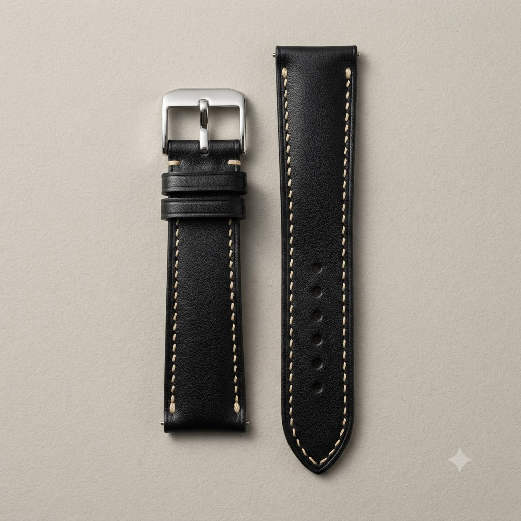 Alran Sully Jet Black — Cream Contrast Stitch — Studio Hero Master