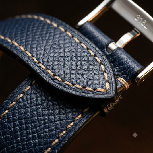 Epsom Sandline — C · Deep Navy — Artisanal Macro Detail