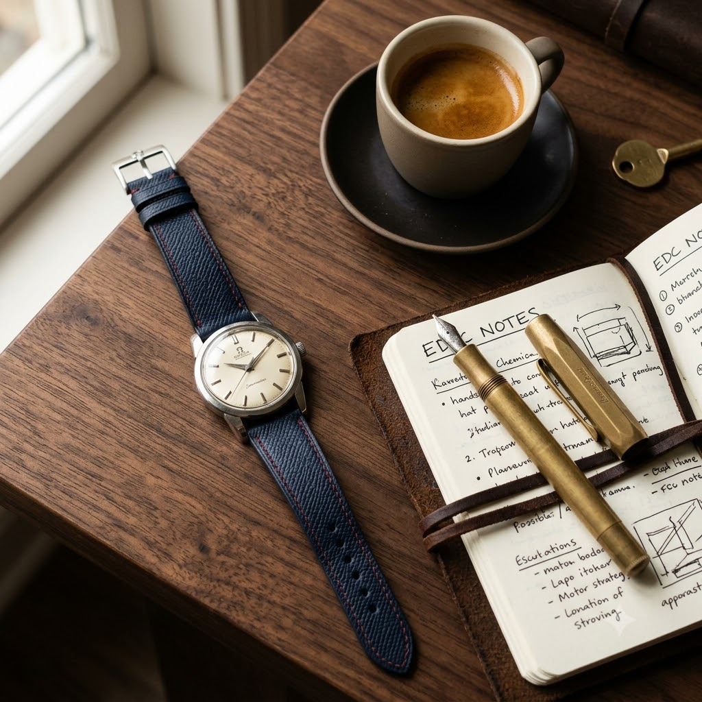 Epsom Atelier Rouge — B · Deep Navy — Curated Desk EDC