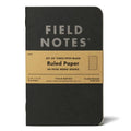 Sổ tay Field Notes Pitch Black kẻ dòng (3 cuốn)