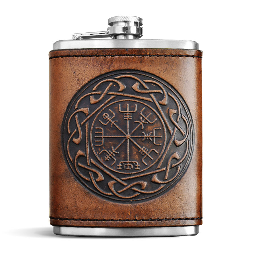 Bình đựng rượu bọc da - VEGVISIR