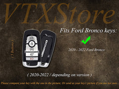 Bao da đựng chìa khóa xe Ford Bronco, hộp đựng chìa khóa Ford Bronco, móc khóa Bronco, quà tặng cho nam giới, quà tặng Ngày của Cha