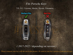 Vỏ bọc chìa khóa Porsche 718 911 Taycan Macan Cayenne ... Vỏ bọc chìa khóa Porsche, Móc khóa Porsche, Bàn phím chìa khóa không cần chìa khóa, Quà tặng Porsche dành cho nam giới