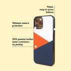 Ốp lưng iPhone bằng da Epsom cho iPhone Mix 3 màu