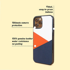Ốp lưng iPhone bằng da Epsom cho iPhone Mix 3 màu