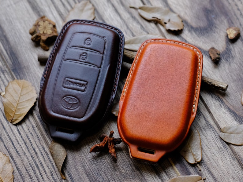 Tất cả các loại bao da cho Toyota Land Cruiser, vỏ chìa khóa cho chìa khóa không cần chìa khóa, vỏ điều khiển từ xa, chìa khóa thông minh Land Cruiser, quà tặng cho nam giới.