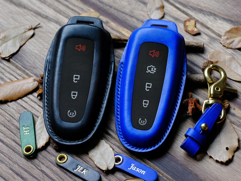 Bao da bảo vệ chìa khóa điều khiển từ xa cho xe Ford C-max Edge Escape Expedition Explorer Flex Focus Taurus - Quà tặng sinh nhật