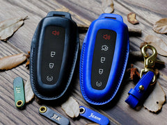 Bao da bảo vệ chìa khóa điều khiển từ xa cho xe Ford C-max Edge Escape Expedition Explorer Flex Focus Taurus - Quà tặng sinh nhật