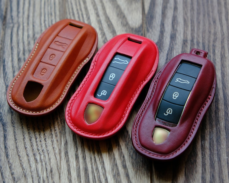 Bao da chìa khóa ô tô – cho Porsche – cá nhân hóa