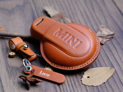 Ốp chìa khóa xe Mini Cooper S Countryman 2024, Ốp chìa khóa bằng da cho Mini Cooper Countryman Clubman JCW, Phụ kiện Mini S Countryman