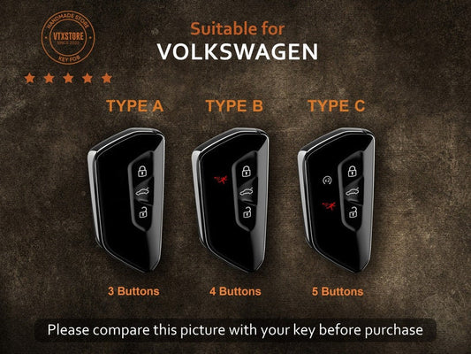 Bao da chìa khóa ô tô – cho Volkswagen VW