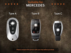 Ốp chìa khóa Mercedes C-Class, GLC, GLE,..., da thuộc Ý cao cấp, phụ kiện Mercedes, vỏ bảo vệ cá nhân hóa, quà tặng Ngày của Mẹ.