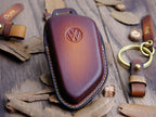 Bao da đựng chìa khóa cho Volkswagen ID.4 ID.3, phù hợp với các dòng xe VW Golf MK8 GTI Golf 8, Seat Leon (MK4), Seat Tarraco, Seat Ateca, Skoda Octavia.