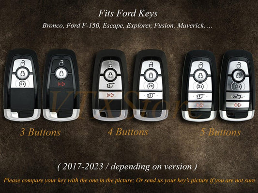 Vỏ bọc chìa khóa xe Ford Explorer 2022 - 2024 (kiểu cổ điển), bao da đựng chìa khóa cho Ford, phụ kiện xe hơi, quà tặng Ngày của Mẹ.