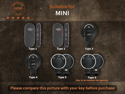 Vỏ móc chìa khóa tùy chỉnh cho điều khiển từ xa mở cửa không cần chìa khóa dành cho Mini Cooper Countryman Clubman Paceman ... Hộp đựng chìa khóa Mini Cooper, Quà tặng cho nữ, Quà sinh nhật