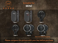 Bao da đựng chìa khóa cá nhân hóa cho Mini Cooper Countryman, Clubman, 3 cửa, 5 cửa... Bao đựng chìa khóa Mini Cooper, Quà tặng Ngày của Mẹ