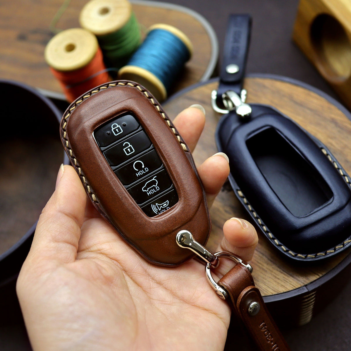 Bao da chìa khóa ô tô – cho Hyundai