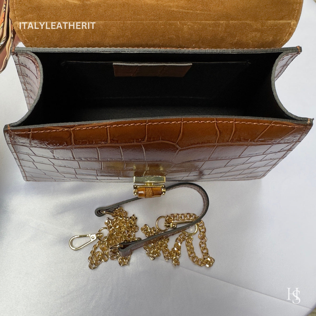 Túi tote da – Nâu – thủ công