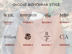 Personalized Leather Tote Bag, Monogrammed Women's Handbag