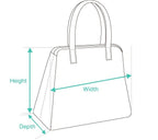 Italian Handmade  Leather Tote Bag, Cream Shoulder Handbag with Lock, Minimalist Purse