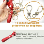 Handmade Leather Car Key Fob Cover: Mini Cooper Smart Key Case