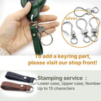 Buttero Leather Key Fob Cover for MINI Cooper: Handmade Car Key Case