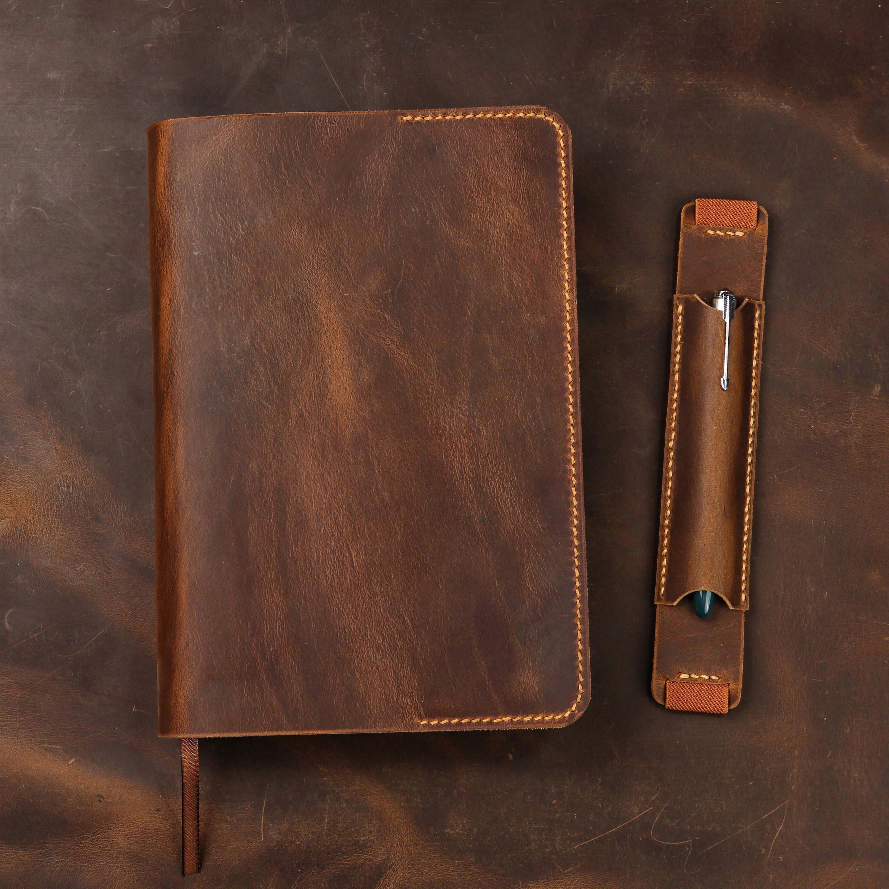 Personalized Leather cover for bible KJV , Custom leather holy bible book case cover christian gifts for men women Z04-LBBC05S