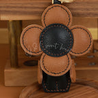 Leather Flower Charm, Handmade Floral Charm, Cute Flower Leather Handbag/ Purse Charm, Flower Keychain, Kelly Bag Charms, Leather Gift