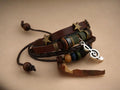 Unisex Music Beads Bracelet – Handmade Adjustable Knitted Leather Wristband for Men &amp; Women