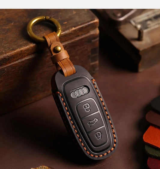 Bao da chìa khóa ô tô – cho Audi – cá nhân hóa