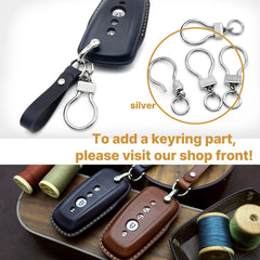Bao da chìa khóa ô tô – da Buttero – cho Ford – thủ công