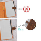Rustic Genuine Leather Book Folio Case cover for reMarkable Paper Pro Move U11-LCRM