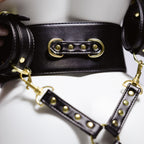 Thigh Harness Belt,Faux Leather Harness Straps,Bondage Harness,Fetish Strap Gear,Hip Harness Straps,Adjustable Strap Harness,Body Strap Gear