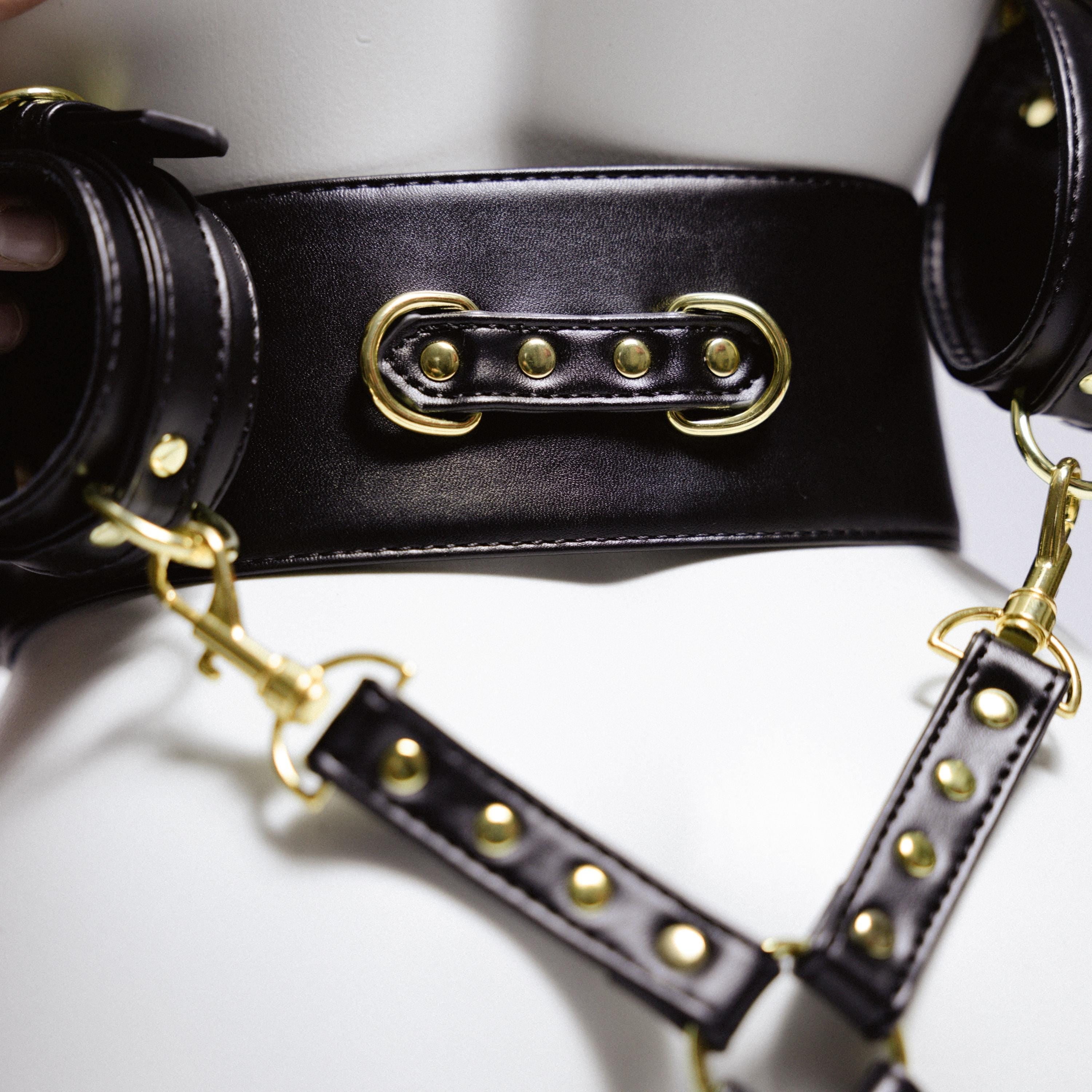 Thigh Harness Belt,Faux Leather Harness Straps,Bondage Harness,Fetish Strap Gear,Hip Harness Straps,Adjustable Strap Harness,Body Strap Gear