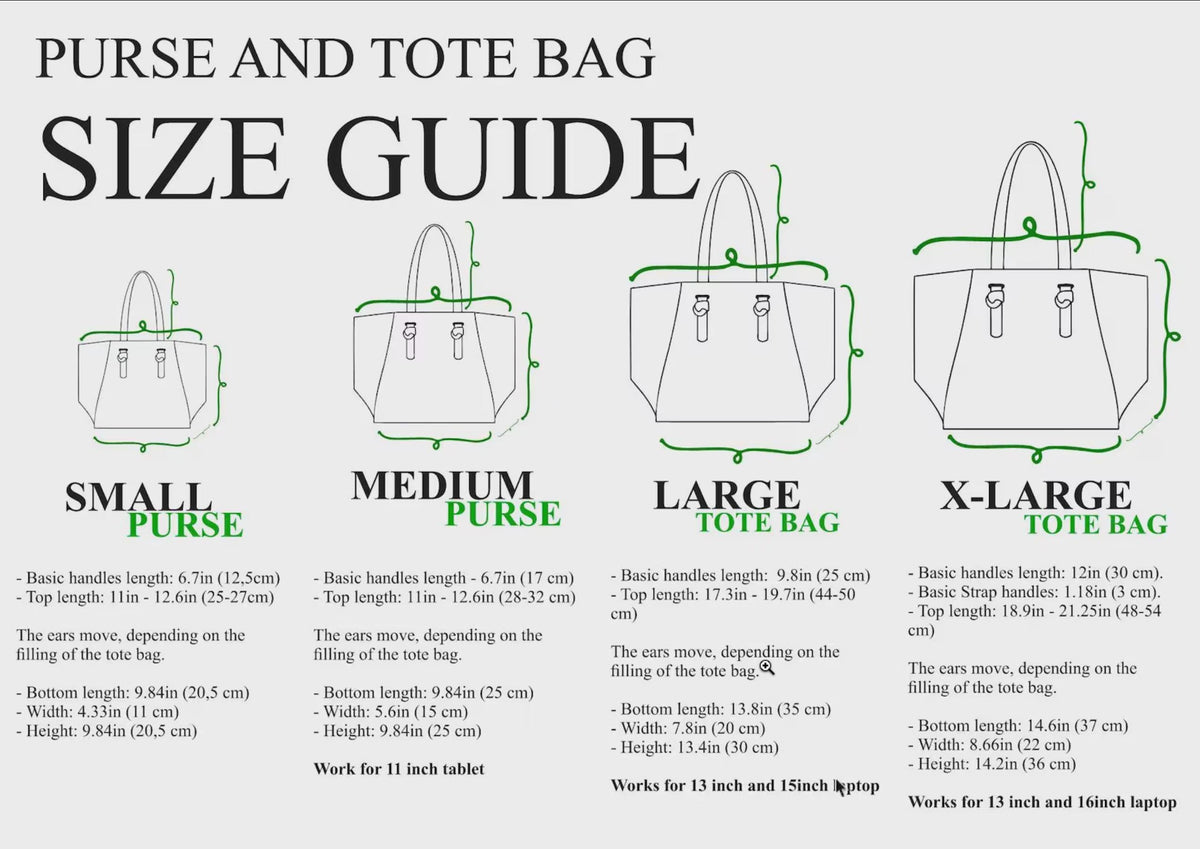 Túi tote da – da bê – Đen